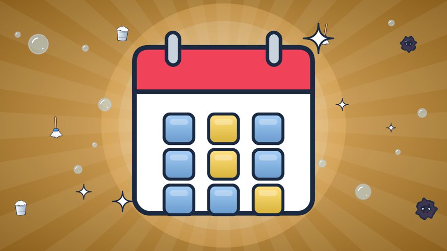 Daily Board artwork: a calendar page with a small game board on it.